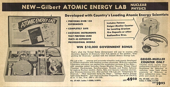 1961GILBERT SCIENCE TOYS CATALOG NEAR EXCELLENT D2238 